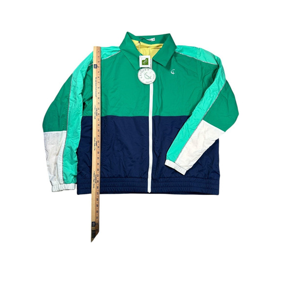 Criquet Windbreaker Jacket Mens Size XXL Golf Colorblock NWT Track Nylon - Picture 5 of 10